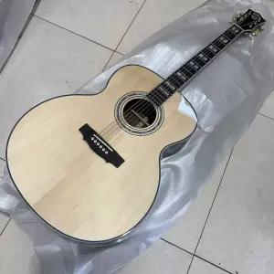 6현 점보 바디 길드 F50 어쿠스틱 기타 내추럴 우드 일렉트릭 무료 배송