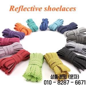 1쌍 반사 플랫 신발 끈 형광 운동화 스포츠 레이스 성인 14세 이상