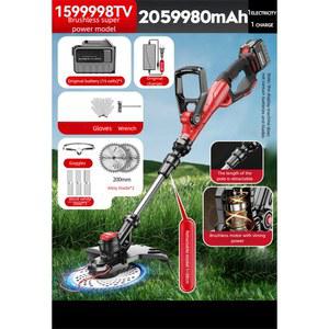 조정 충전식 브러시리스 전기 잔디 정원 커터 무선 트리머 용 전동 공구 36000 기계 깎는