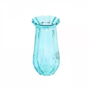 유리 화병 꽃화병 인테리어소품 대 블루 인테리어