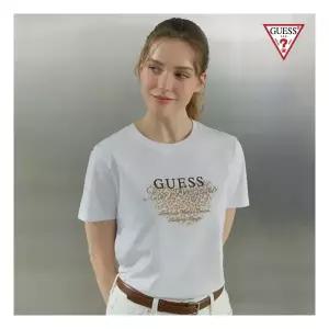게스 26SS 로고 아트웍 티셔츠 3종 여성용