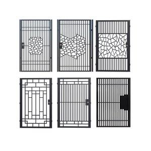 대문제작 주물대문 철재 울타리 창고 길이200폭40높이145cm 정원 높이113cm