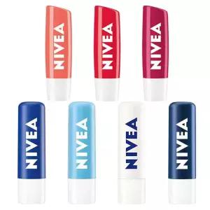 [니베아] 립밤 6종 모음전 - 피치/체리/스트로베리/에센셜/모이스춰/더마 SOS 4.8g
