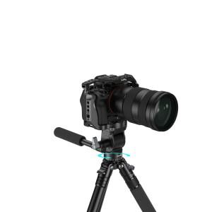 SmallRig 비디오 삼각대 헤드 수직/수평 스위치 촬영 탈착식 텔레스코픽 핸들로 최대 5kg 부하 -4104