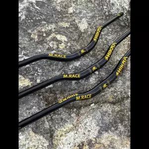 고강도 알루미늄 합금 산악 자전거 다운힐 레이싱 핸들바 38mm 직경 22mm 샤오얀 핸들  경기용