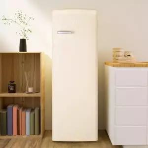 [하이마트] 쿠잉 레트로 김치냉장고 REF-K150SC 스탠드형 소형 미니 작은 온도 냉장 냉동 겸용