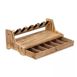 권총 거치대 원목 총기 진열대 핸드건 수납 컴팩트한