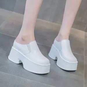 한복 미인대회 가보시 웨딩 촬영 구두 슬리퍼 통굽 11cm