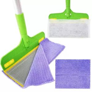 싹쓸이 만능 세트 핸들+전용패드1P 밀대