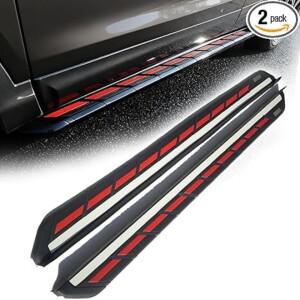 현대 투싼 NX4 2022-2025용 러닝 보드 알루미늄 합금 고정 사이드 스텝 | 완전한 키트를 사용한 DIY 설치