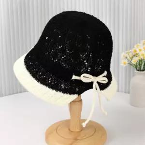 여성 썬캡 리본끈 벙거지 여름모자