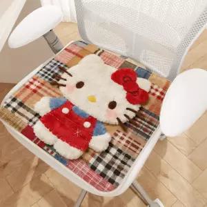 헬로키티 시트 쿠션 캐릭터 사무용 의자 방석 학생용 스툴 매트 부드러운