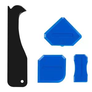 실리콘 헤라 스퀴지 4종세트 실리콘 타일작업 스크래퍼 방수작업 마감 용 샷시 해라 스퀴지 헤라