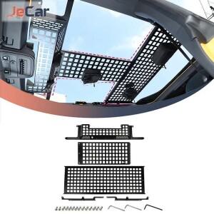 JeCar 루프 랙 확장 자동차 상단 하드 선반 보관 홀더 금속 Ford Bronco 2021 up 수하물 Stowing Tidying