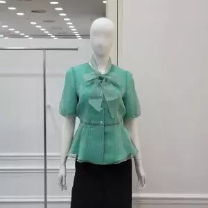 [미니멈]스카프 페플럼 블라우스 (MYBAWB5290 YE)_IC