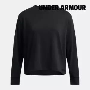 [언더아머][세일] 언더아머 티셔츠 /d3- 1387017-001 / 여성 UA 헤비웨이트 박시 크롭 긴팔