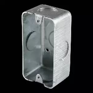 전기 철 매입박스 스위치 1개용 44mm 스틸 배관 부속 설비 소방 통신