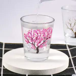 소주잔 벚꽃소주잔 세트 술따르면 꽃피는 술잔 4P RD-12234