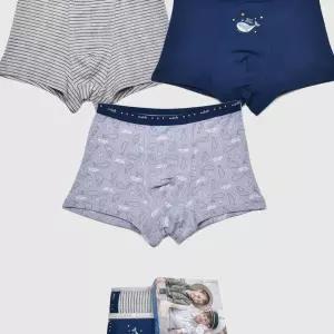 고래의꿈 동화 스판 어린이 초등학생 3매 남아 남아 중학생 사각 즈 속옷 우즈 고등 드로 트렁크