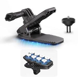 강력한 마그네틱 마운트 360 회전 포켓용 4 X5 3 DJI 10 액션 6 선바이저 11 13 X3 2 5 자동차 백팩 클립 12 X4 Ace Insta360 Pro Hero