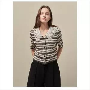 [올리비아로렌] HC04 레이스 카라 크로셰 자켓 VOCFU5M4331 (46770426)