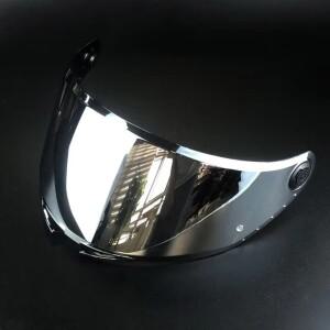 1개 내구성 있는 탈부착식 바이크 오토바이 헬멧 렌즈 풀페이스 클리어 비전 바이저 모터바이크 쉴드 카스