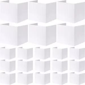 Zehao 24개 학생 책상용 개인정보 보호 보드 밝은 색상의 교실 책상 칸막이 삼중 접이식 테이블 패널 폴더