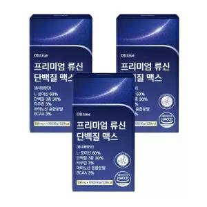 올리트루 프리미엄 류신 단백질 맥스 500mg x 120정, 3개