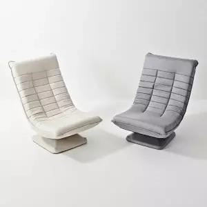 회전 리클라이너 저버 소파 패브릭 1인체어