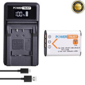 POWERTRUST 배터리 및 충전기 LI-60B DLI-78 DB-L70 올림푸스 FE-370 Optio L50 V20 Ricoh VPC-E10