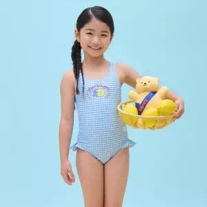 매장정품 ARENA 아레나 여아동 실내수영복 젤리베어 아동 원피스 입기편한 U백 (A5FG1GO01LIL) 1092899