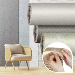 풀바른 실크 벽지 10M 붙이는 스티커 셀프 도배지 시트