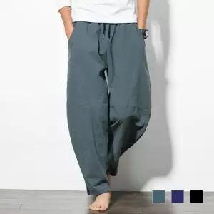 플로우핏 하이브리 팬츠 린넨 블루머 통바지