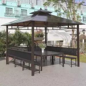 펜션 야외 바베큐장 전원주택 마당 쉼터 원두막 옥상 조립식