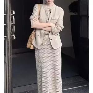 여자 카키 유니크하고 헐렁헐렁하고 멋스러운 자켓 사랑스러운 여가을 큰 예쁜 린넨마 코트 린넨 재킷 OOTD