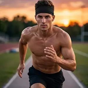 [셀러허브 스포츠레저][블로썸스틸] 5쌍 URK-257 헬스 런닝 헤어밴드 (46769376)