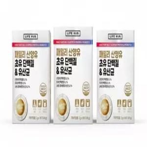 [라이프허브] 패밀리 산양유 초유 단백질 유산균 2g 30포 3개