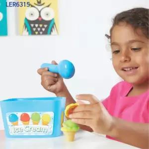 4살 수세기 연산공부 수학활동 역할놀이 아이스크림교구 엄마표 어린이집 색분류