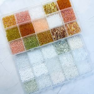 로블리샵 1+1 비즈 팔찌 반지 만들기 15색 세트 공예 키트 컬러 선택 가능