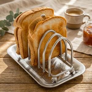 스테인리스 토스트랙 트레이 세트 위드픽스 스텐 식빵 브런치 접시 위생 오브제 홈카페