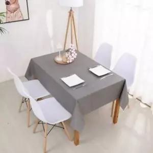 린넨 방수 식탁보 90x130cm 캠핑식탁보 홈카페소품