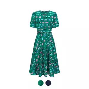 [꼼빠니아][꼼빠니아] 프린트 쉬폰 원피스_CADU5-WOP850