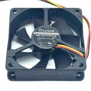 SUNON GM1207PKV2-A F.P 서버 냉각 팬 DC 12V 1.2W 70x70x20mm 3선