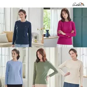 [아놀드파마](26SS 신상) 아놀드파마 여성 코튼 골지 티셔츠 (5종)