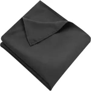 트윈 플랫 시트 전용 66x96인치 블랙 - 울트라 소프트 통기성 브러시드 마이크로파이버 탑 호텔 품질 및
