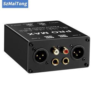 양방향 오디오 아이솔레이터 전류 잡음 제거기 XLR 6.5 Lotus Isolator Mixer 라이브 방송