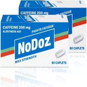 NoDoz 200mg 카페인 알약 최대 강도 총 120캡슐