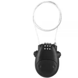 CYSFETENA ABS 소 유모차 자물쇠 숫자 코드가 있는 3자리 자물쇠 유모차 자전거 수하물 헬멧 배낭 캐비닛