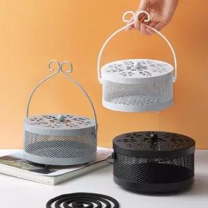 받침대 거치대 통 엔틱 야외 모기향 연소기 모기향걸이