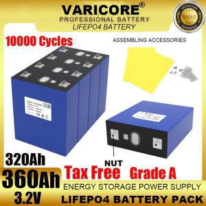 3.2V 320Ah Lifepo4 배터리 리튬 철 인산염 10000 사이클 12v 골프 카트 여행 태양 캠핑카 세금